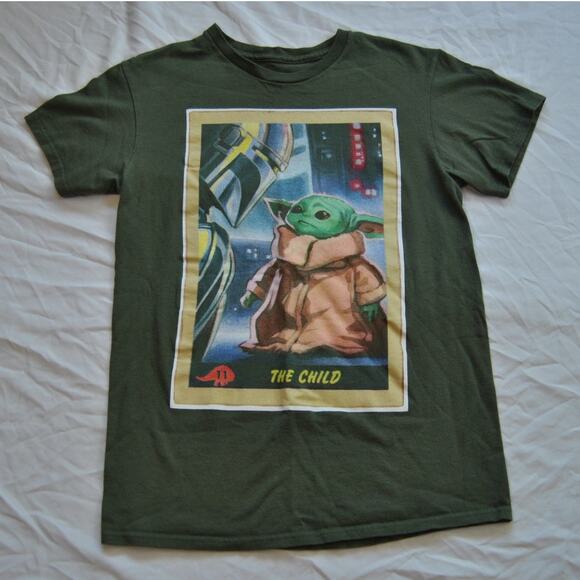 Star Wars Yoda The Child Shirt Small Green - Picture 1 of 4